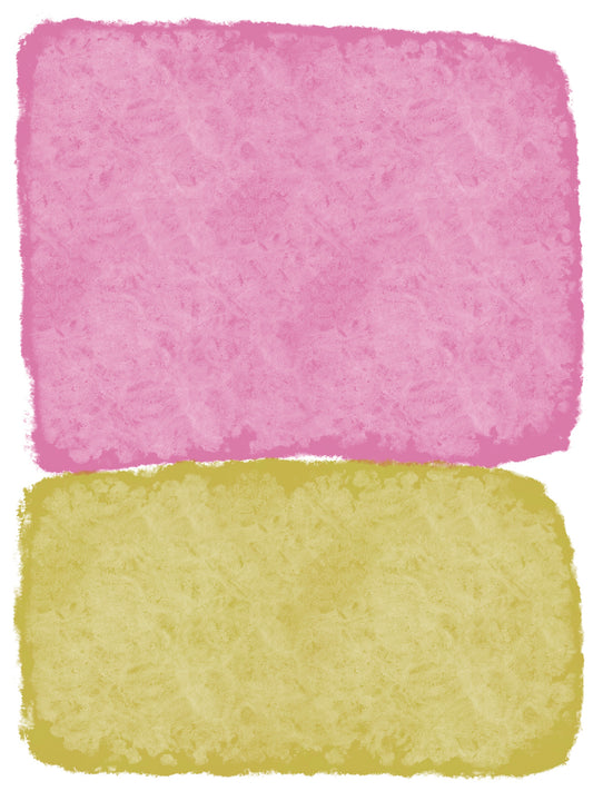 Mustard under pink